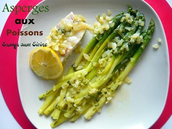 asperge aux poissons