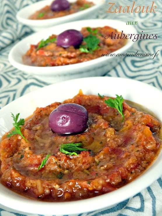 cuisine marocaine zaalouk aubergines