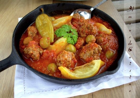 Tajine Kefta aux oeufs Le Blog cuisine de Samar