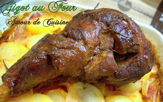Gigot d’agneau au four a la marocaine Slcfoodie Cuisine marocaine ,