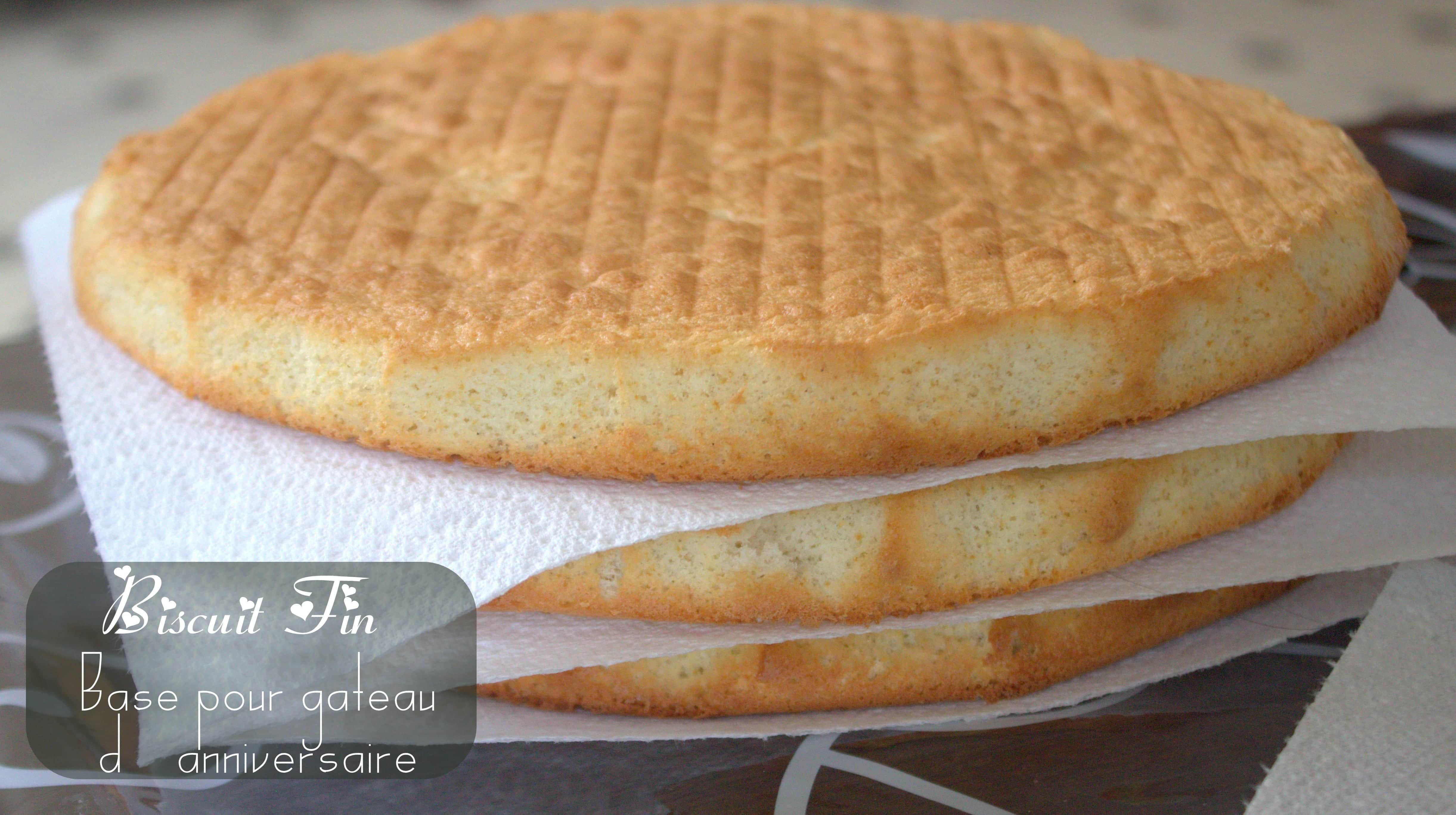 genoise gateau anniversaire - Biscuit fin base pour gateau d'anniversaire Amour de 