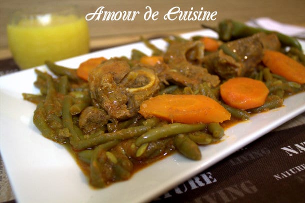 Recette de Tajine aux haricots verts, une recette de cuisine Marocaine