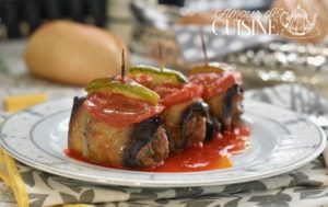Roulés d'aubergines à la viande hachée 1