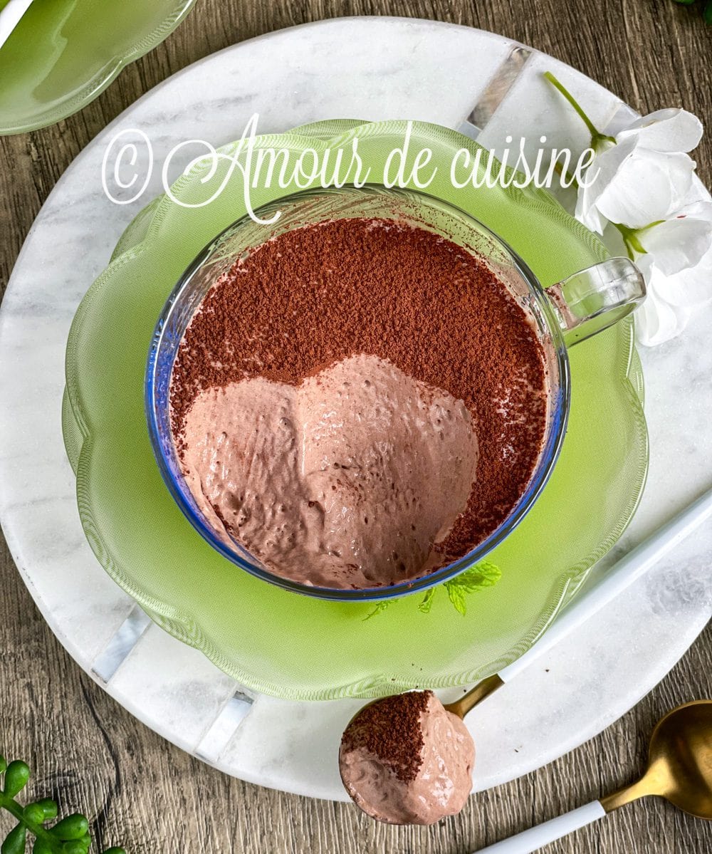 mousse au chocolat aux oeufs