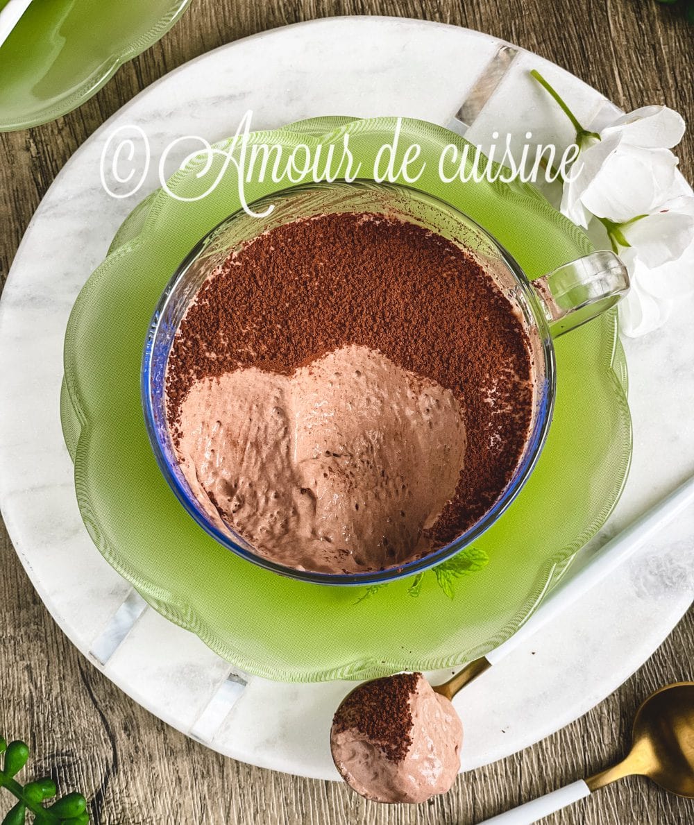 Recette - Fausse mousse aux chocolats facile 