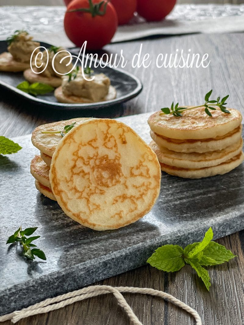 blinis moelleux faciles