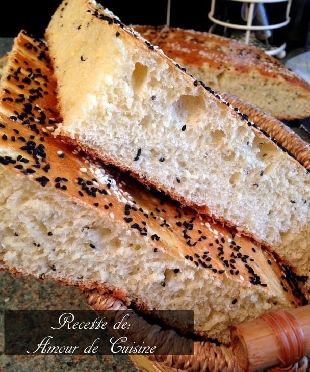 Khobz eddar Constantinois au Beurre pain maison Aïd