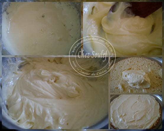 montage du gateau d'anniversaire