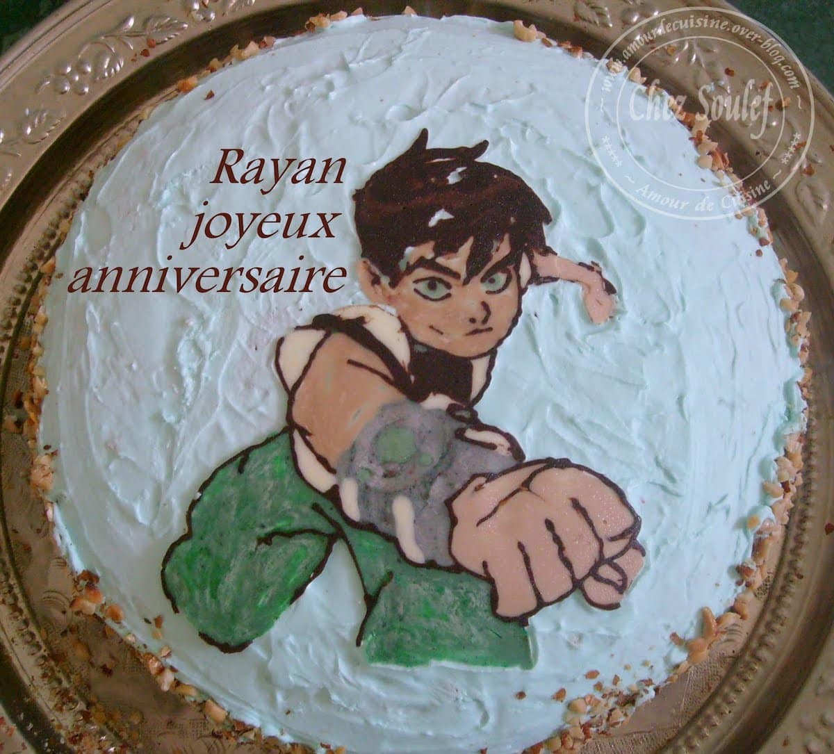 Recette du gateau d'anniversaire Ben 10