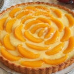 tarte peche creme patissiere