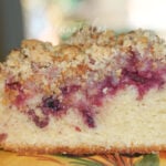 Croquemitoufle aux cerises : gâteau moelleux et crumble aux amandes