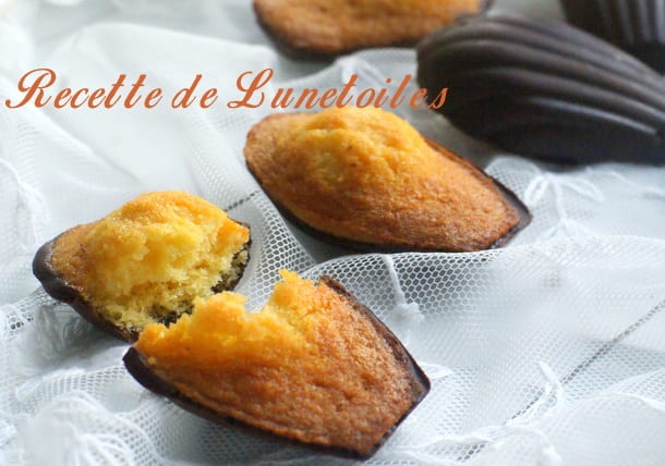 les madeleines a la coque en chocolat