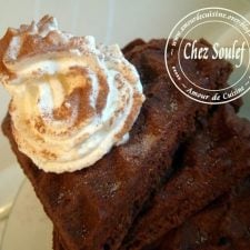des gaufres au chocolat......non, cacao