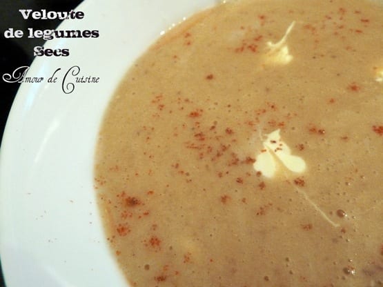 Velouté de legumes secs