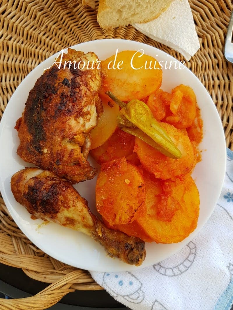 recette de poulet palestinien au four