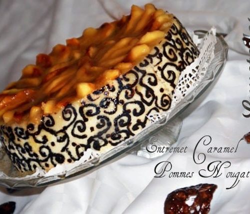 Entremet Caramel Pommes Nougatine Amour De Cuisine