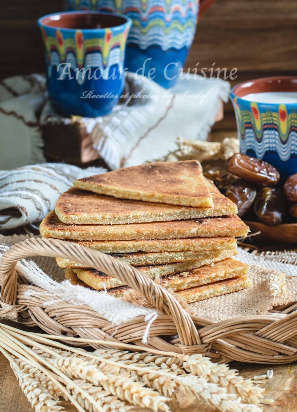 Recette de kesra algerienne mbessa galette à l’huile