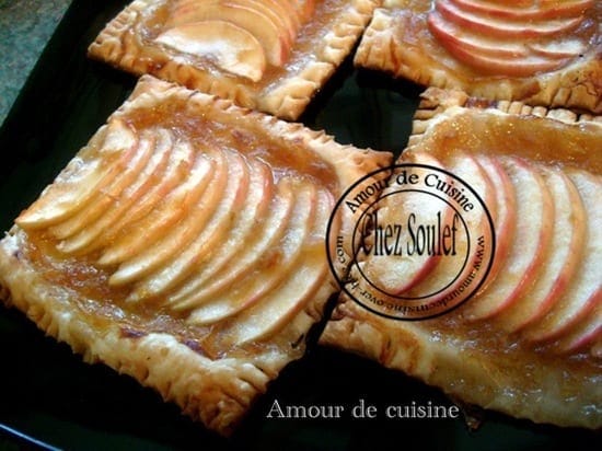 Tartelettes feuilletées aux pommes