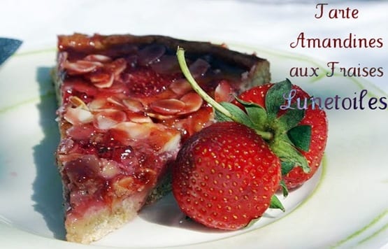 tarte amandines aux fraises