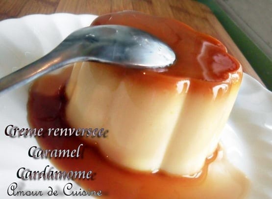 Creme renversee caramel cardamome