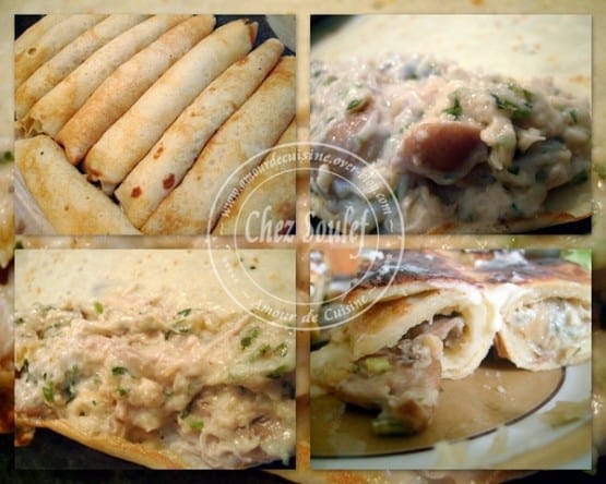 crepes farcies au poulet