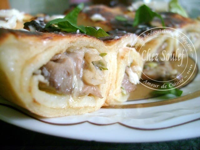 crepes farcies au poulet