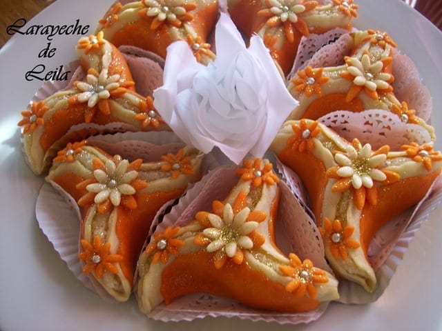 arayeche au miel, gateau algerien