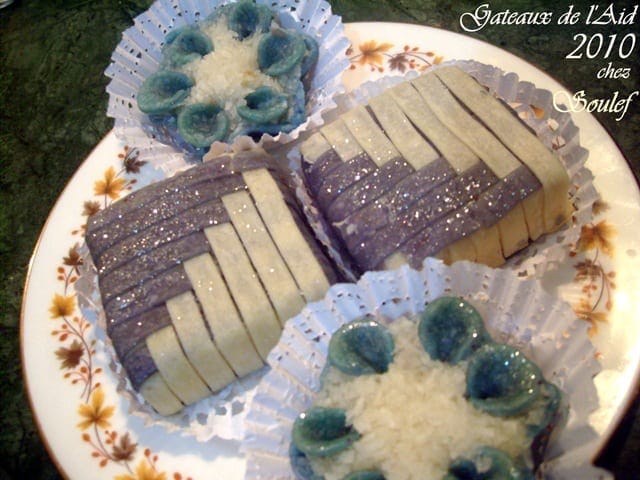 gateau algerien, dziriettes a la noix de coco