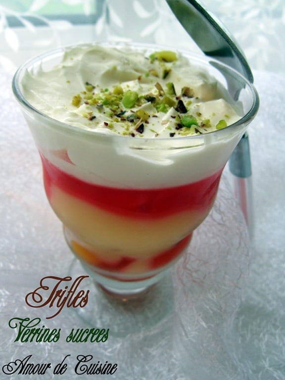 trifles dessert anglais aux fruits