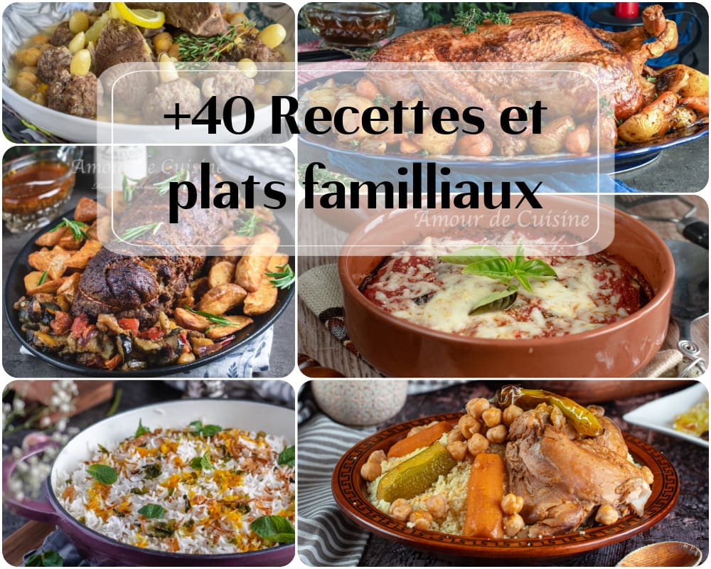 recettes plats familiaux à partager