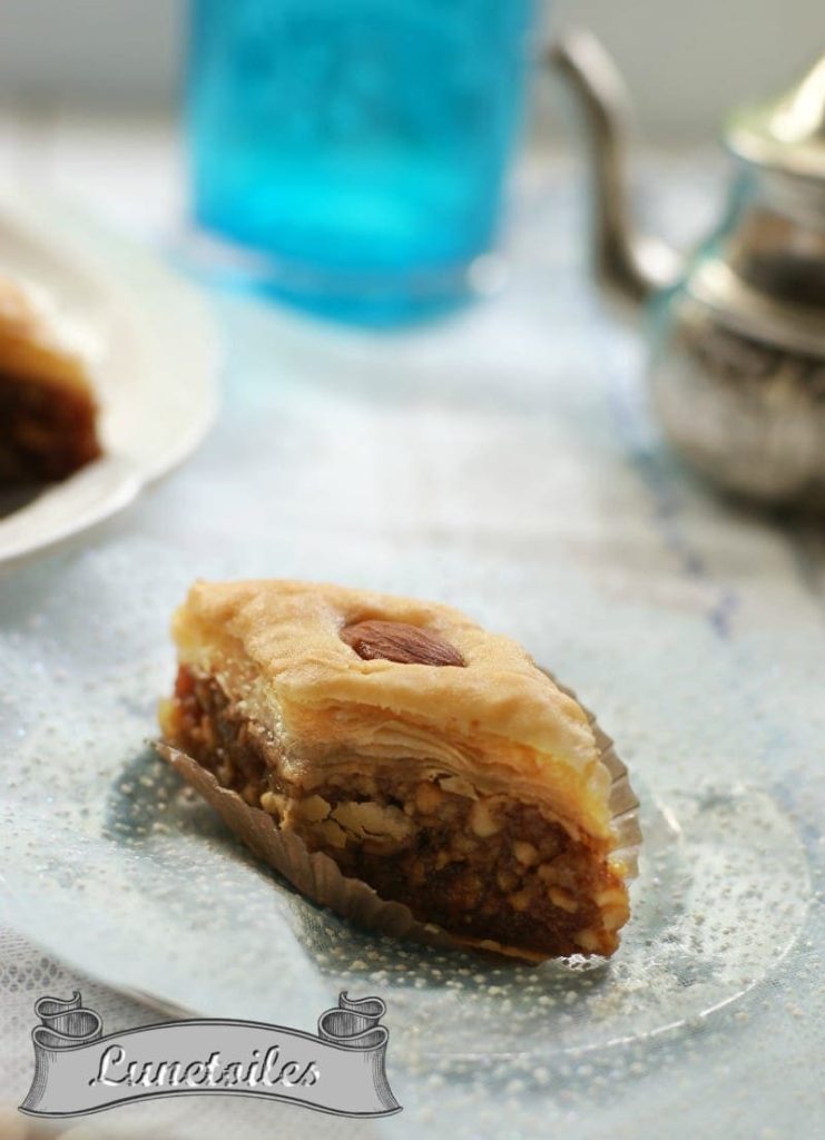 baklawa pate filo Baklava à la pate filo ou baklawa