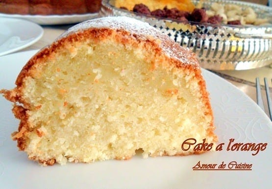 Cake a l’orange et noix de coco