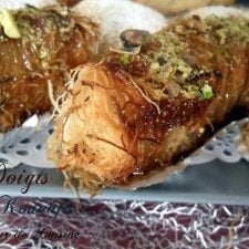 doigts de kounafa cacahuetes / raisins