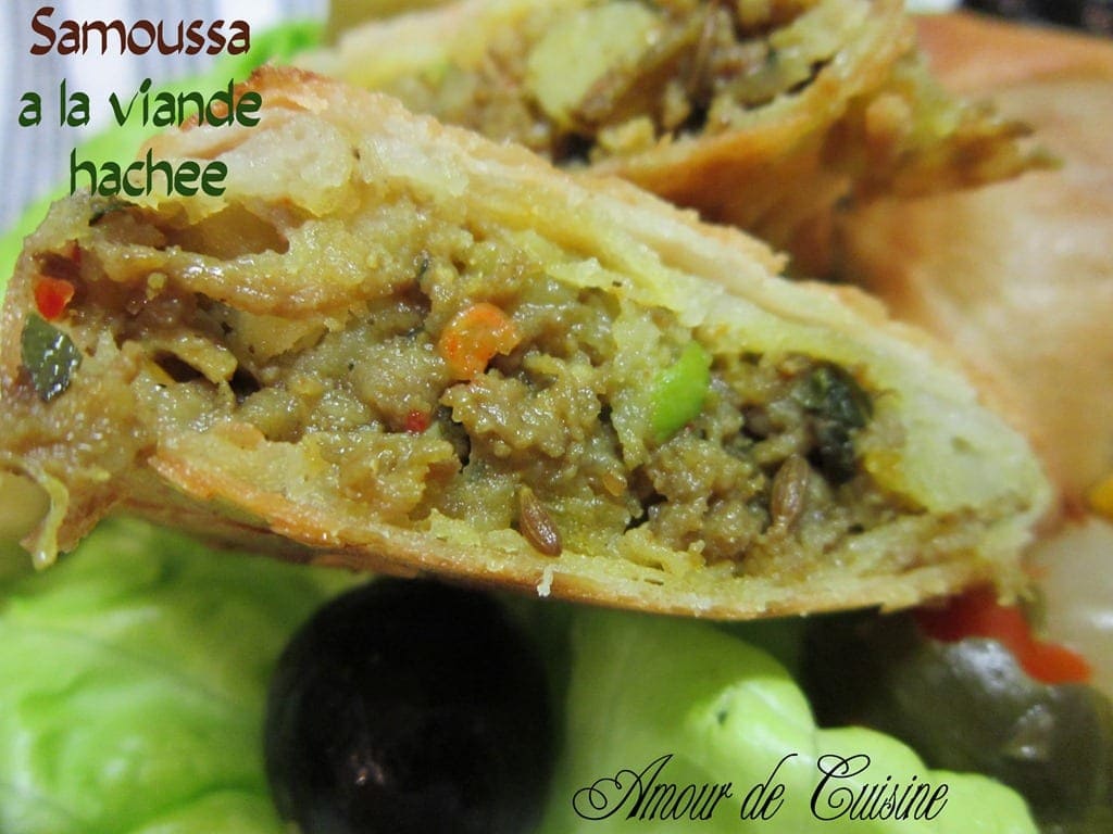 samoussa a la viande hachee