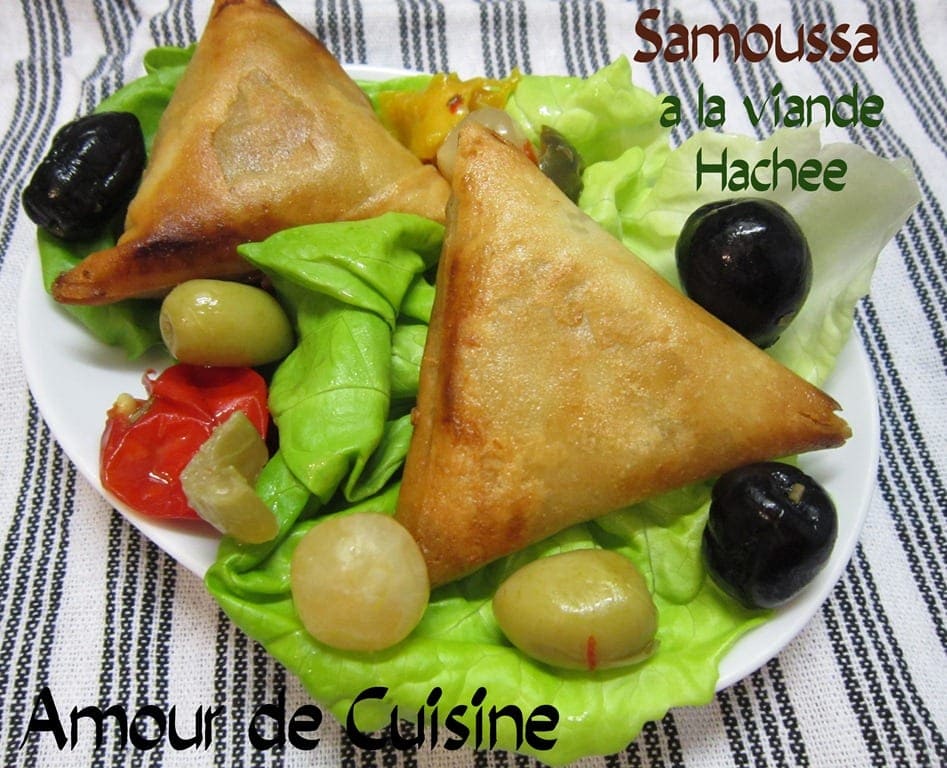 samoussa à la viande hachée