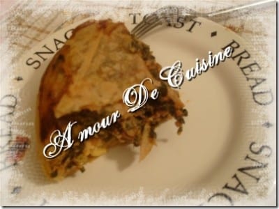 tourte aux epinards – pastilla aux epinards