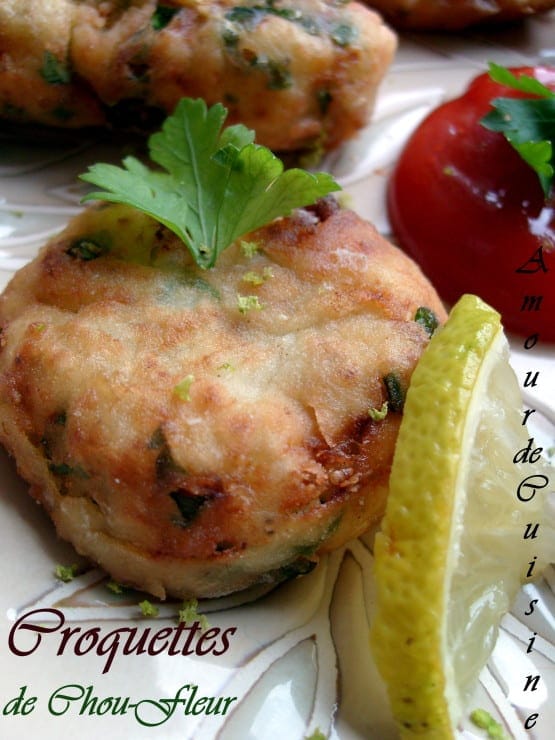 croquettes de chou-fleur