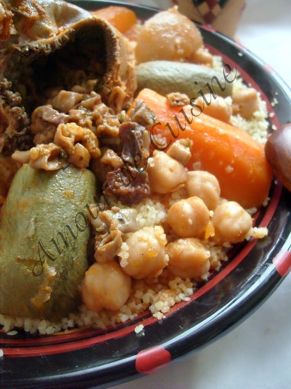 Couscous bel osbane كسكسي بالعصبان