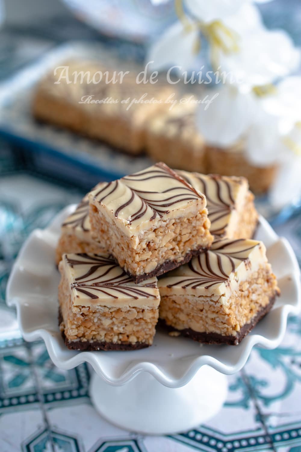 Nougat au chocolat blanc - gateau sans cuisson