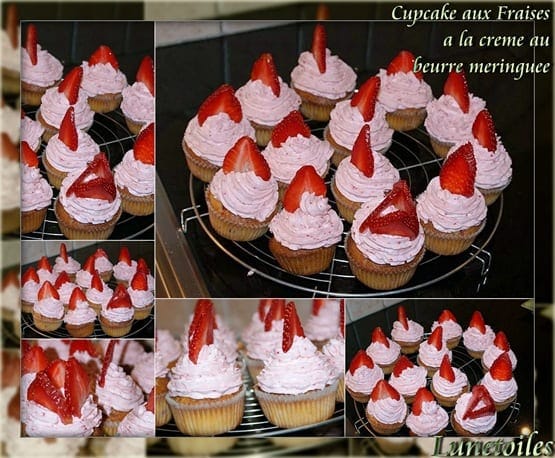 cupcake aux fraise