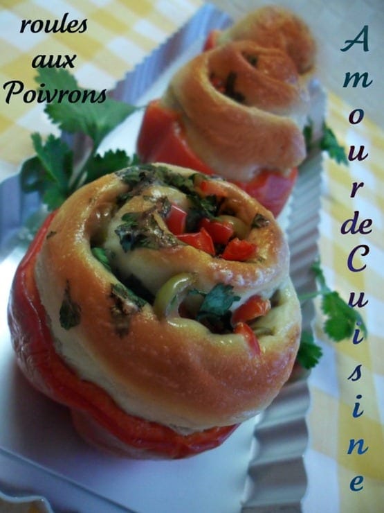 roules aux poivrons