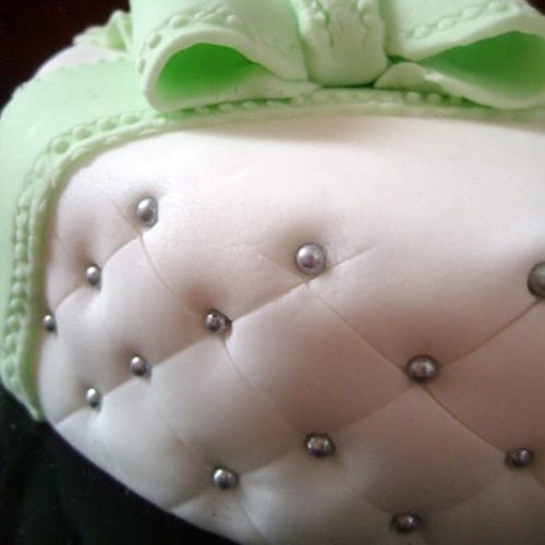 Gateau A La Pate A Sucre Comme Un Wedding Cake Amour De Cuisine