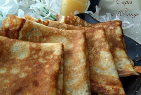 crêpes aromatisées a l&rsquo;orange