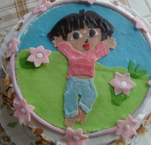 Recette Du Gateau D Anniversaire Dora De Ines Amour De Cuisine Recette Du Gateau D Anniversaire Dora De Ines Amour De Cuisine
