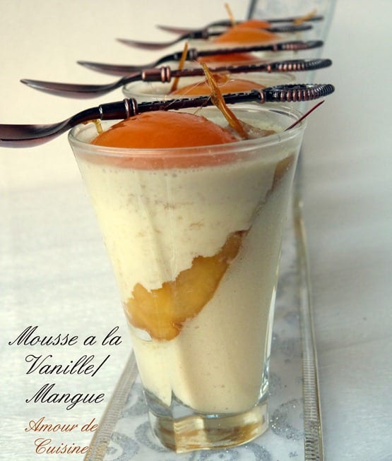 mousse a la vanille