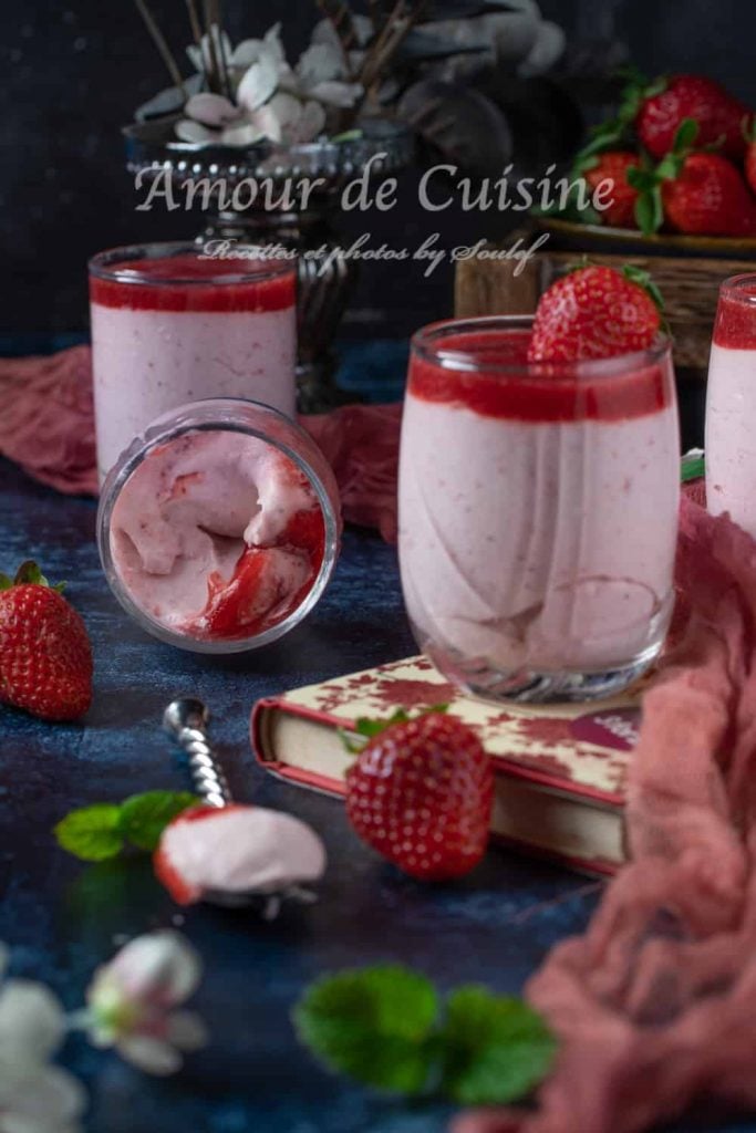 mousse aux fraises à la gelatine facile 1