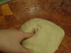 texture de la pate pour sablé apres ajout de maizena et farine