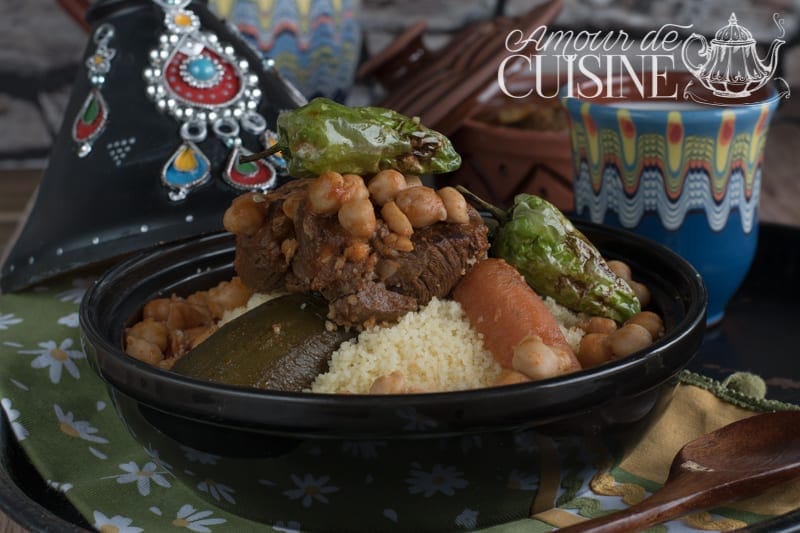 Couscous algérien à l’agneau et aux légumes