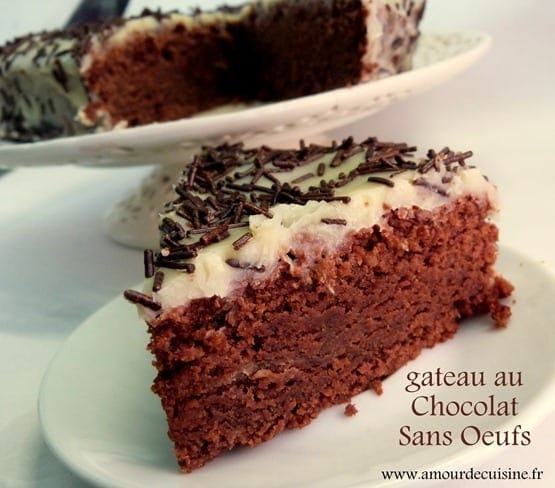 Gateau Au Chocolat Sans Oeufs Recette Delicieuse Amour De Cuisine