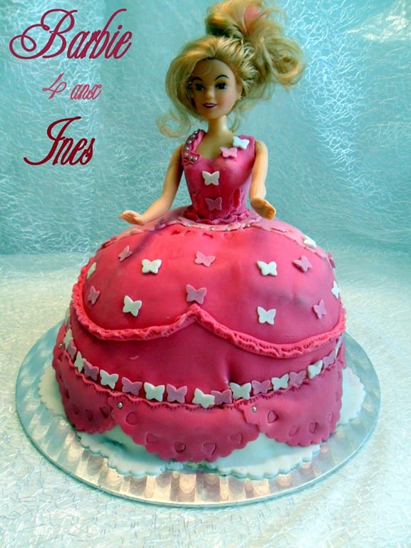 gateau d'anniversaire princesse Barbie - Amour de cuisine